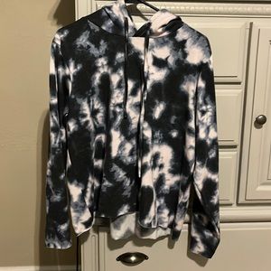 Vanilla Star Tie-dye Hooded Sweatshirt, Size XL